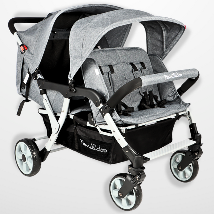 Familidoo 4 Seater Lightweight Stroller Plus Free Rain Cover