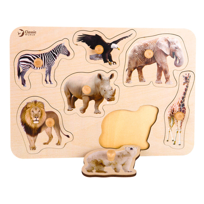 Classic World Wild Animal Puzzle