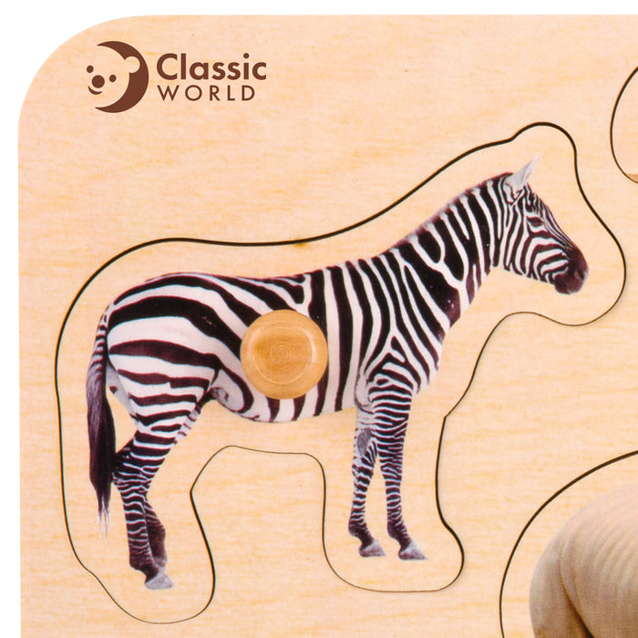 Classic World Wild Animal Puzzle