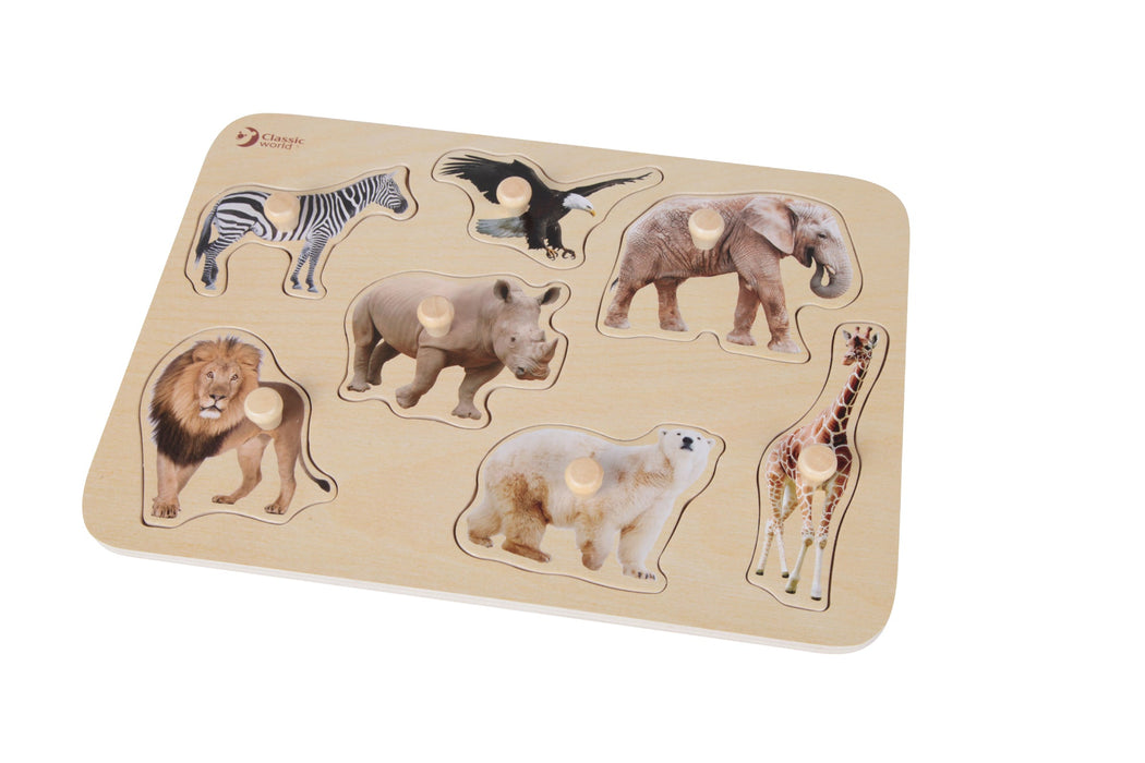 Classic World Wild Animal Puzzle