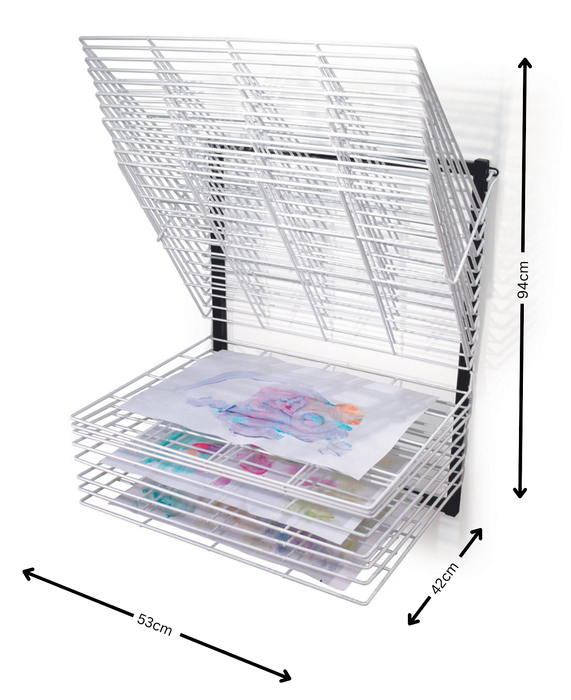 20 Shelf Wall Mounted Drying Rack