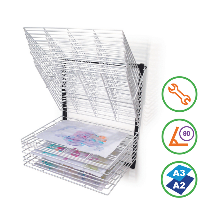 20 Shelf Wall Mounted Drying Rack