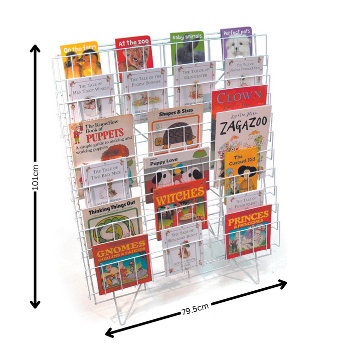 Single Floor Standing Book Rack