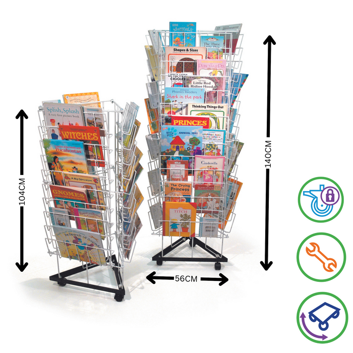 3 Sided Mobile Book Stand