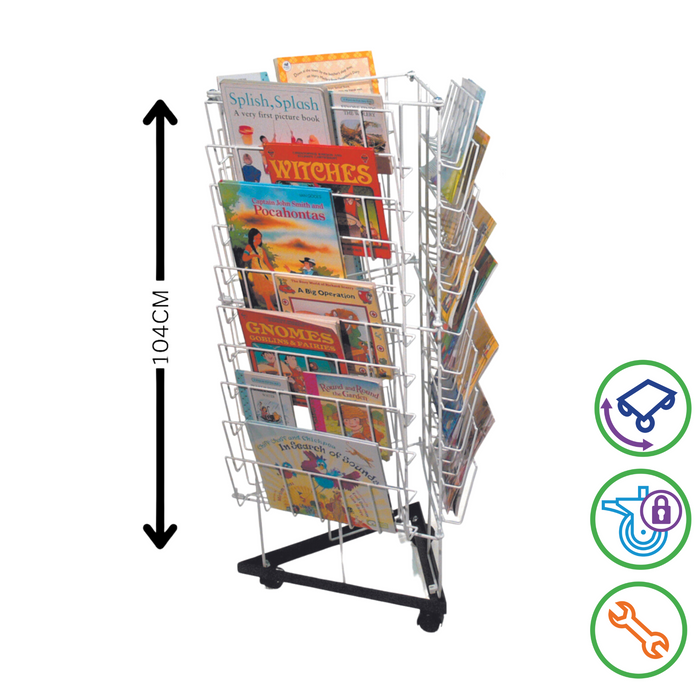 Mini 3 Sided Mobile Book Stand