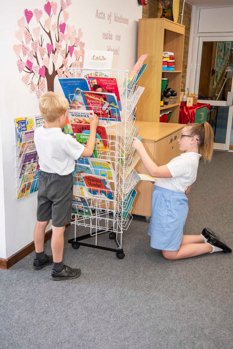 3 Sided Mobile Book Stand