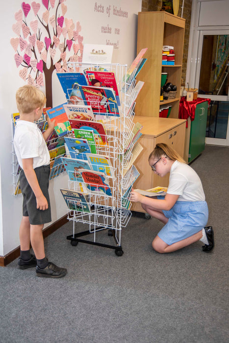 3 Sided Mobile Book Stand