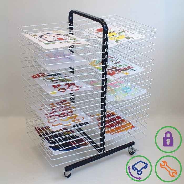 Drying Rack Mobile 40 Large Shelf