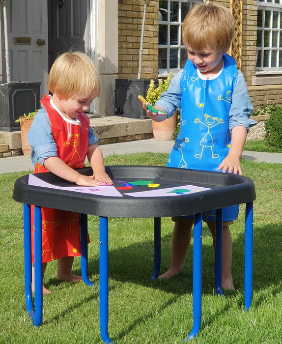 Tuff Tray (70cm) & Stand - Black Tray & Blue stand