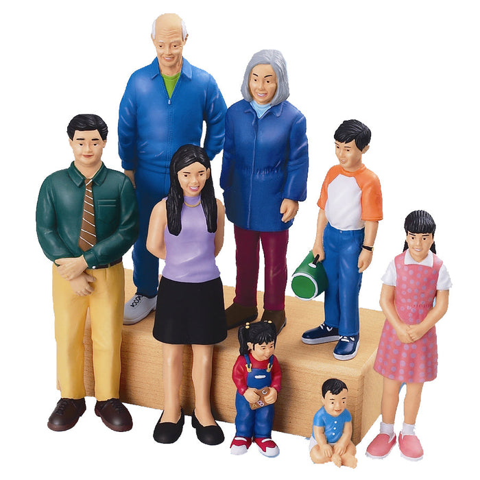 Far Eastern Block People - Set Of 8