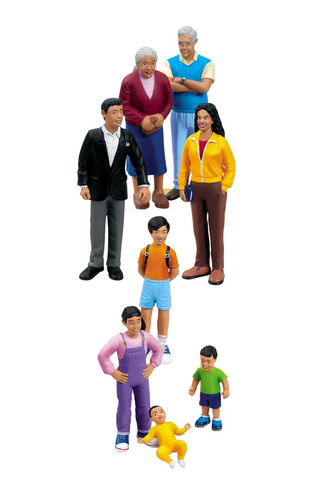 Block People - Hispanic Family