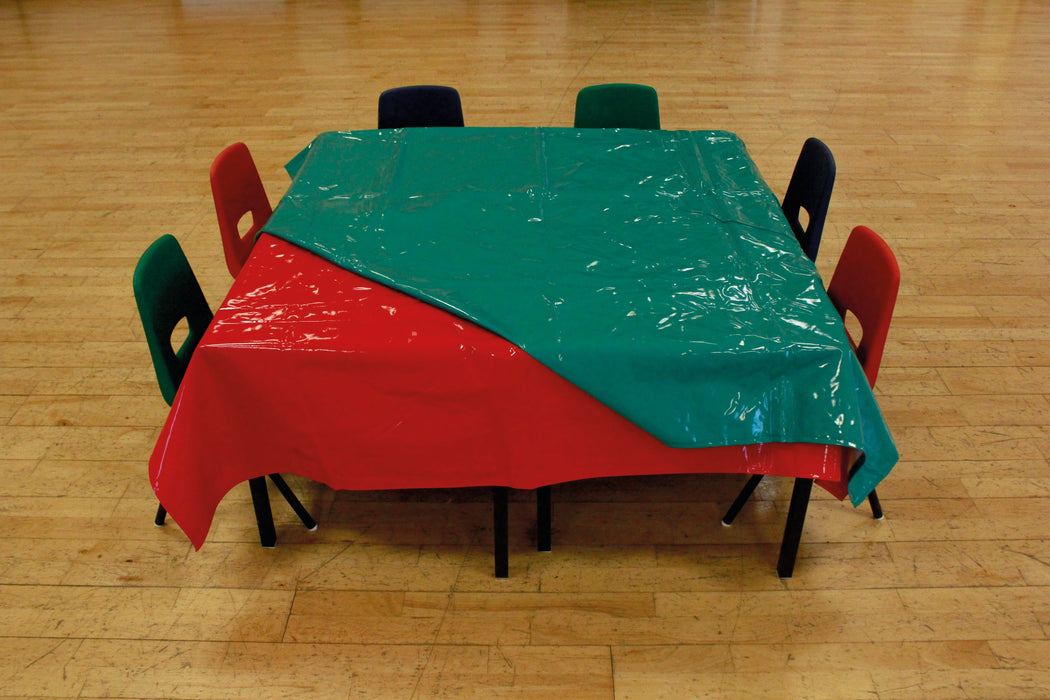 Red Vinyl Tablecloth - REDUCED TO CLEAR!