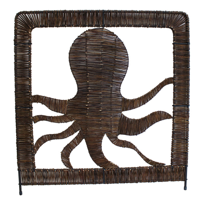 WICKER PANELS SEA CREATURES SET OF 6 - REDUCED TO CLEAR!