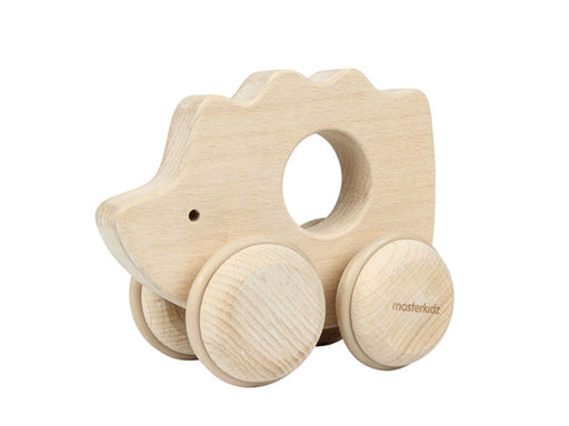 Wooden push along hedgehog