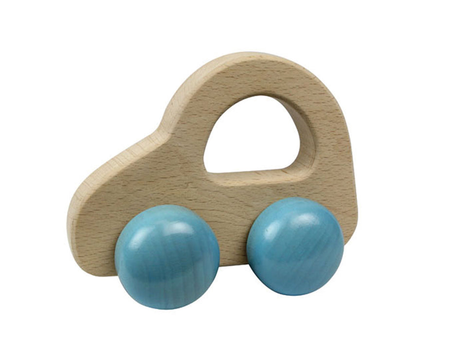 Wooden push along car