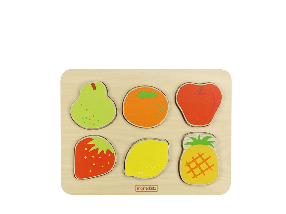 Wooden Chunky Fruit Puzzle - Reduced To Clear