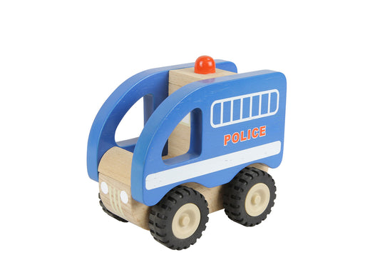 Wooden police car