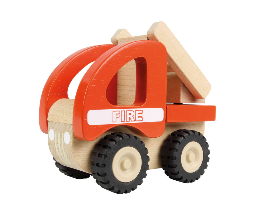 Wooden Fire Engine Toy