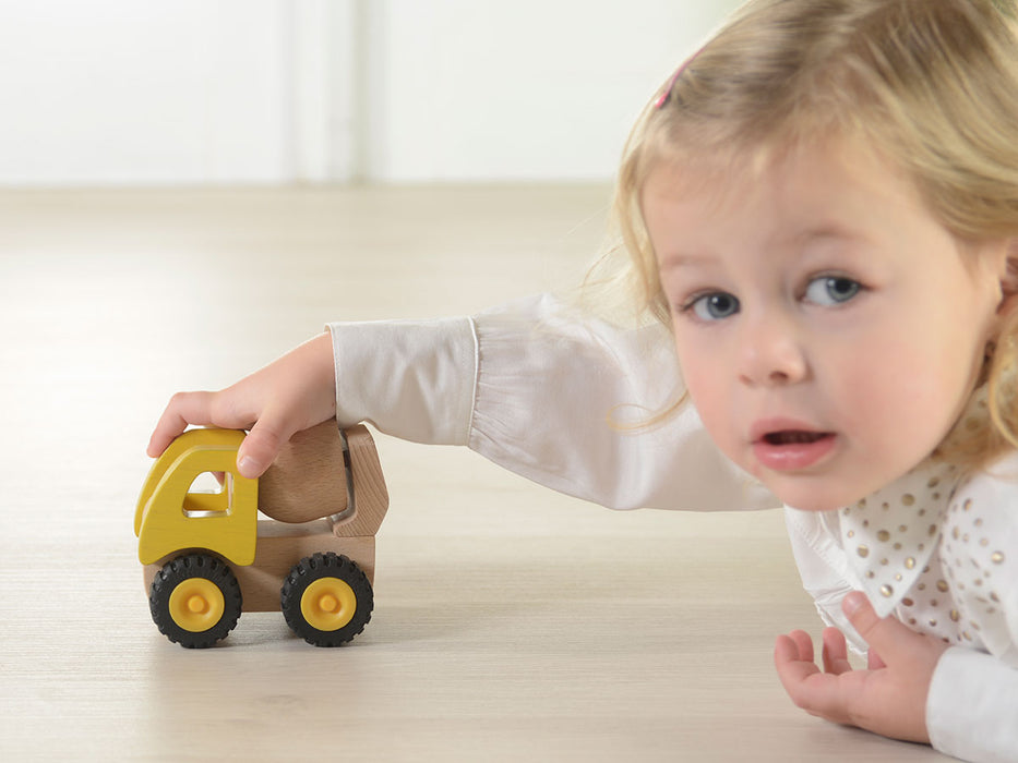 Wooden Cement Truck – Eco-Friendly Toy - Reduced To Clear!