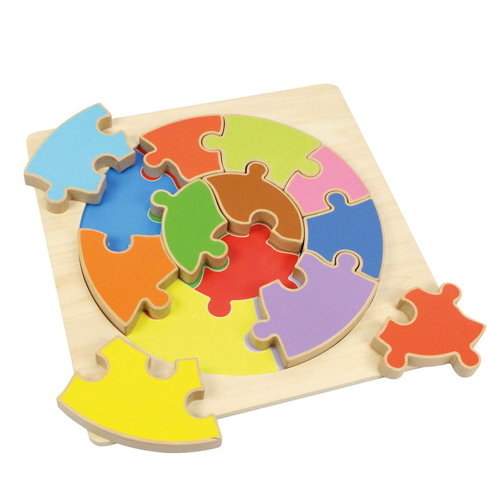 Circular jigsaw puzzle