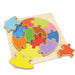 Circular jigsaw puzzle