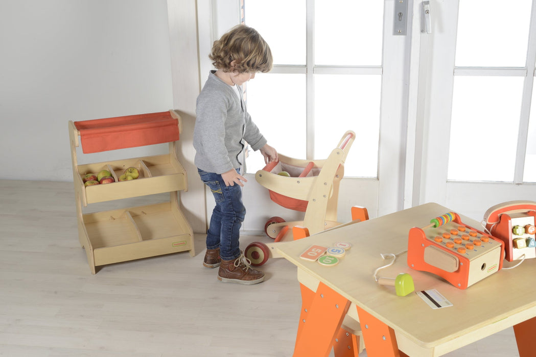 Wooden Market Stand