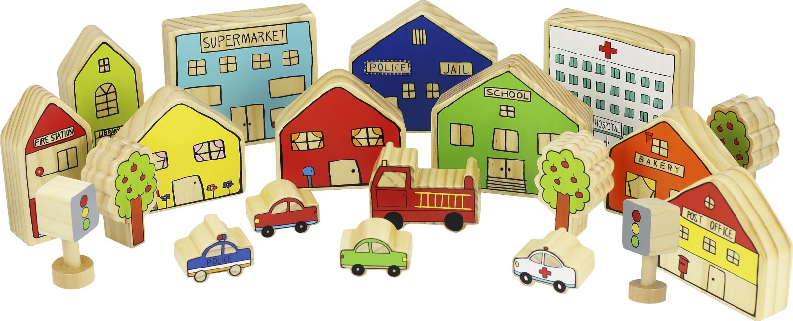 Village Play Set - 20 Piece