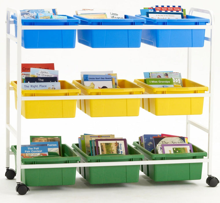 Multipurpose Cart + 9 Divided Tubs