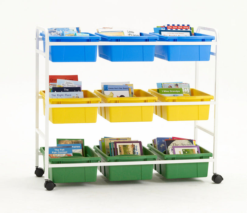 Multipurpose Cart + 9 Divided Tubs