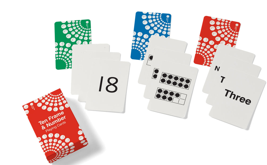 Ten Frame And Number Playing Cards