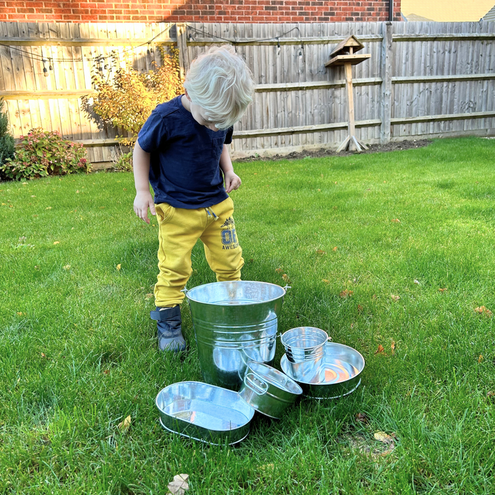 Metal Mud Kitchen Play Set - Pack of 5