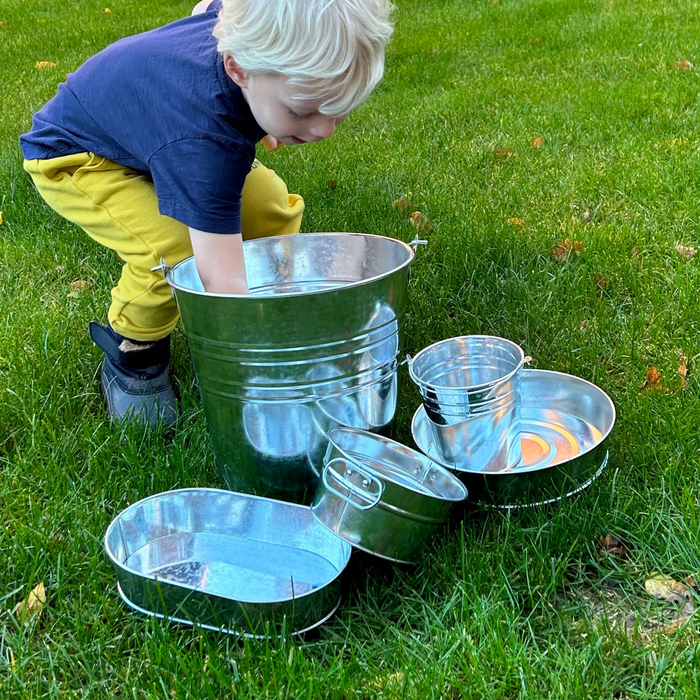 Metal Mud Kitchen Play Set - Pack of 5