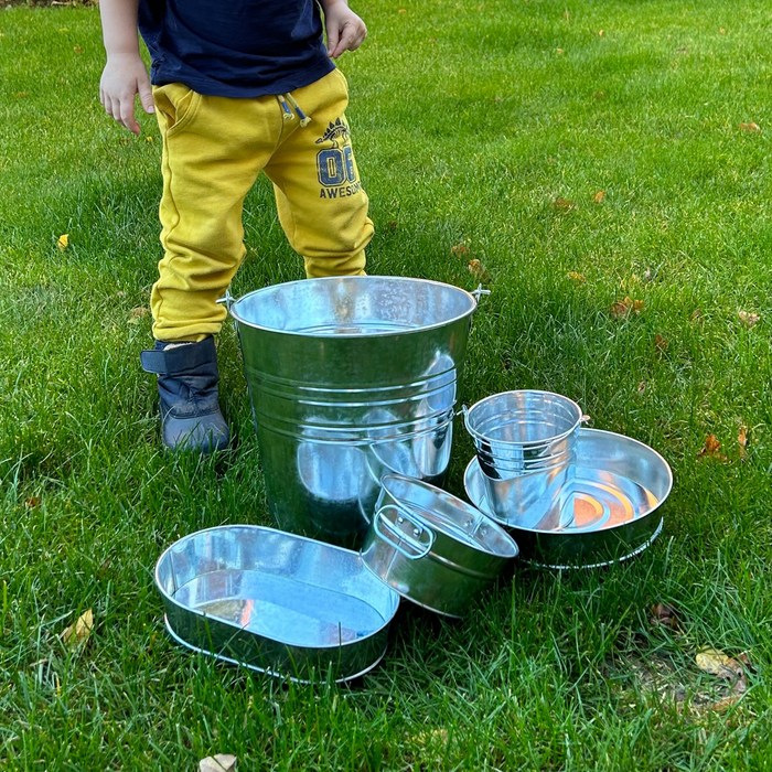 Metal Mud Kitchen Play Set - Pack of 5