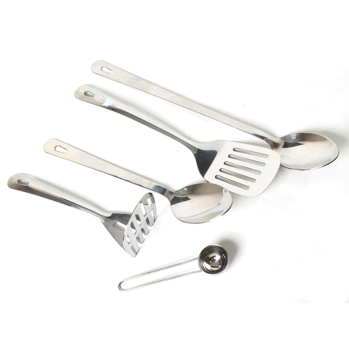 Metal Kitchen Utensils Set - Pack of 5