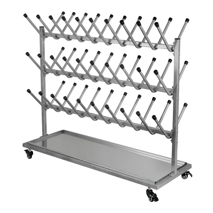 Mobile Welly Boot Storage Trolley (30 Pairs)