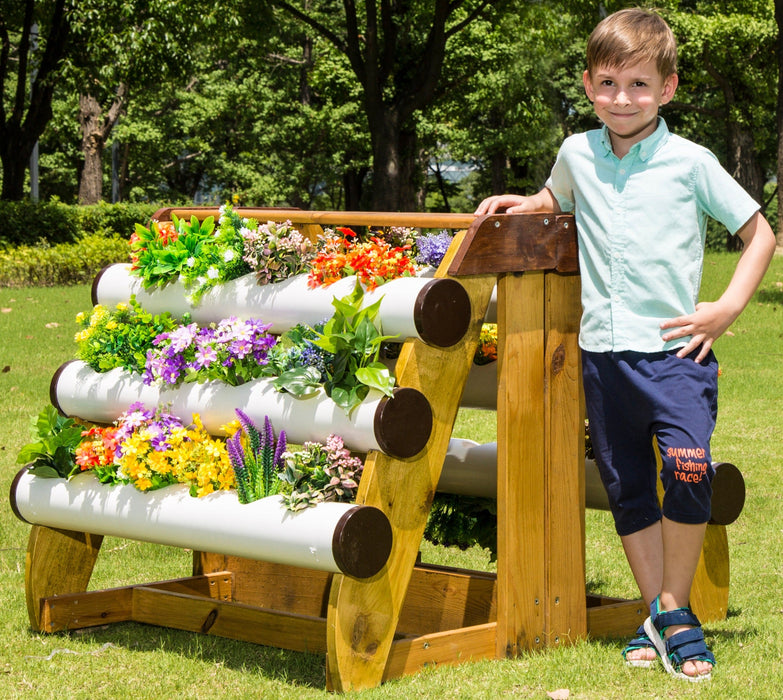 Outdoor Cylinder Planter Single