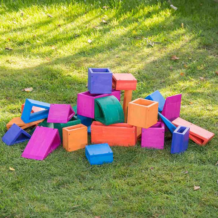 Outdoor Colour Hollow Block Set (27 Pieces)