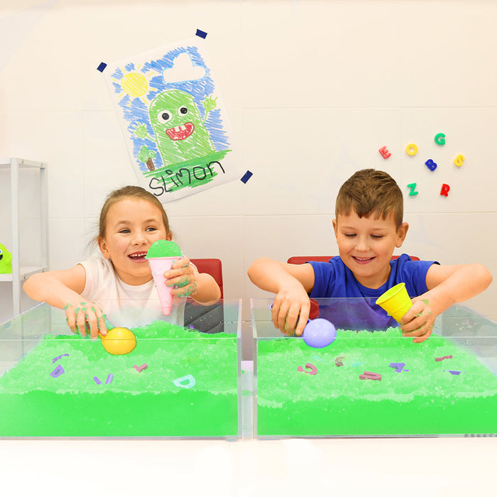 Gelli Play Sensory & Modelling Fun! Mixed Colours, White, Green, Blue & Pink