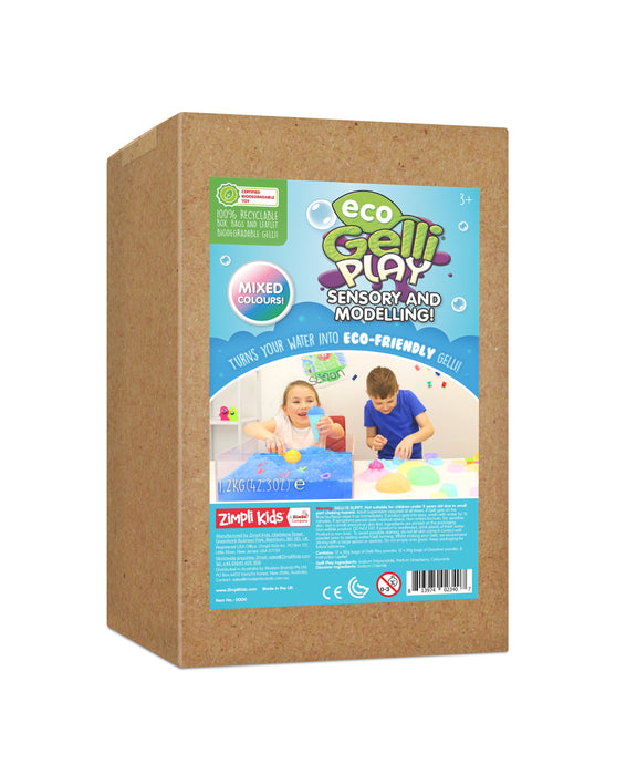 Gelli Play Sensory & Modelling Fun! Mixed Colours, White, Green, Blue & Pink