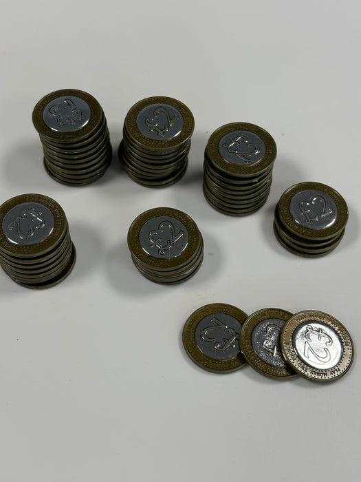 Play Money: £2 Coins (Pack of 50) - REDUCED TO CLEAR!