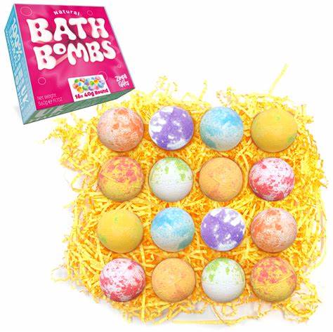 Zimpli Gifts - 16 x Bath Bom Pack