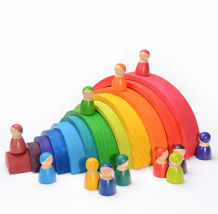 Wooden Rainbow Set