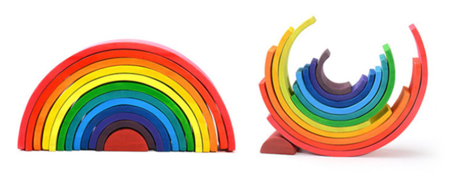 Wooden Rainbow Set