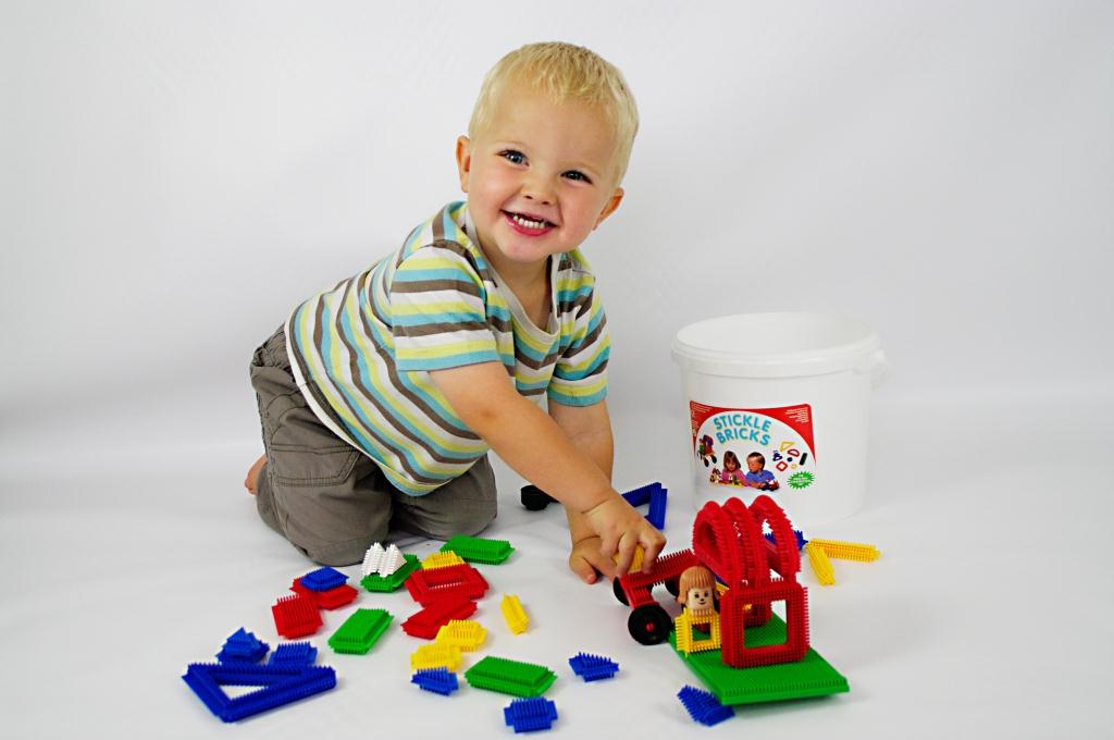 Stickle Bricks Baby Bucket