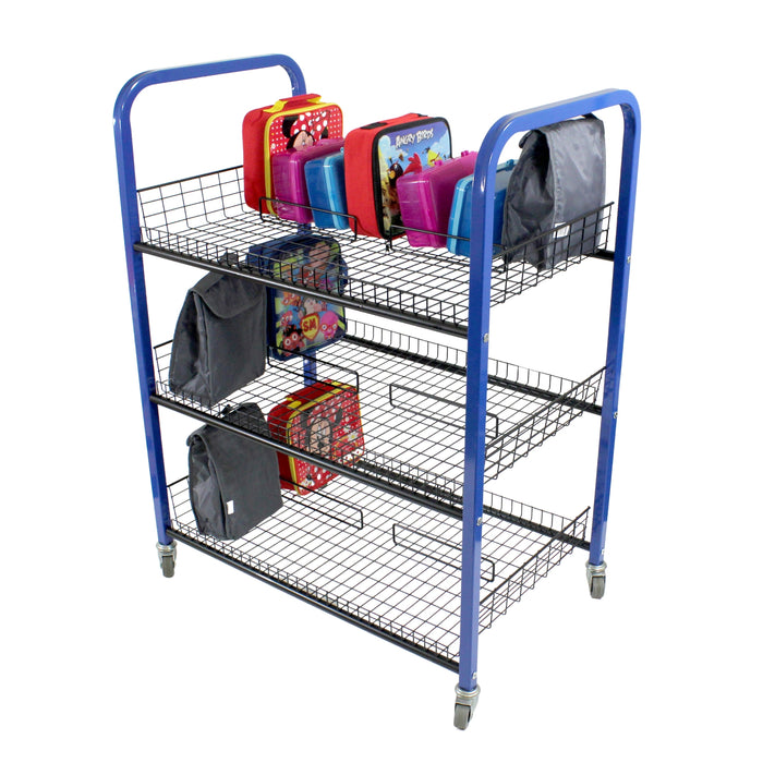 Double Sided Lunch Box Trolley