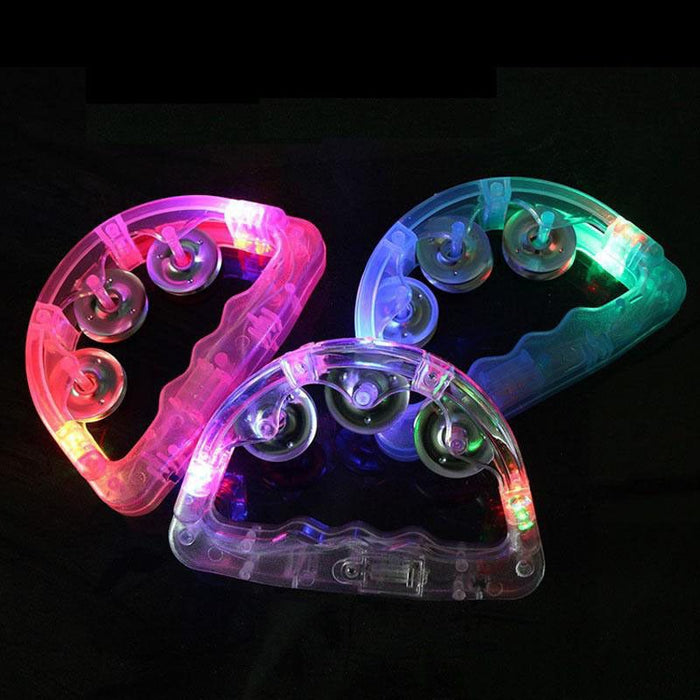 Sensory Light Up Tambourine Mix colours