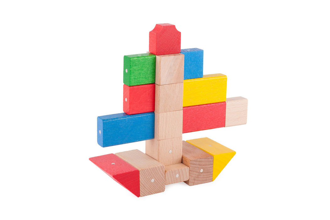 Kooglo Magnetic Block Mega Set Coloured 100 pieces