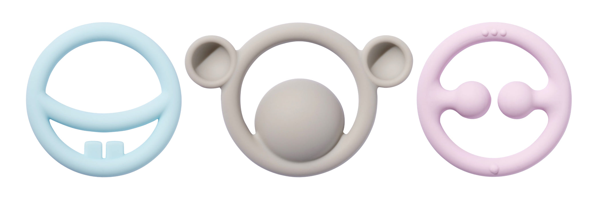 Nigi Nagi and Nogi Set of 3 Teething Rings