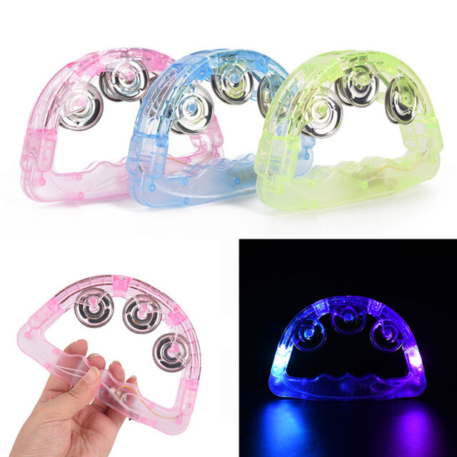 Sensory Light Up Tambourine Mix colours