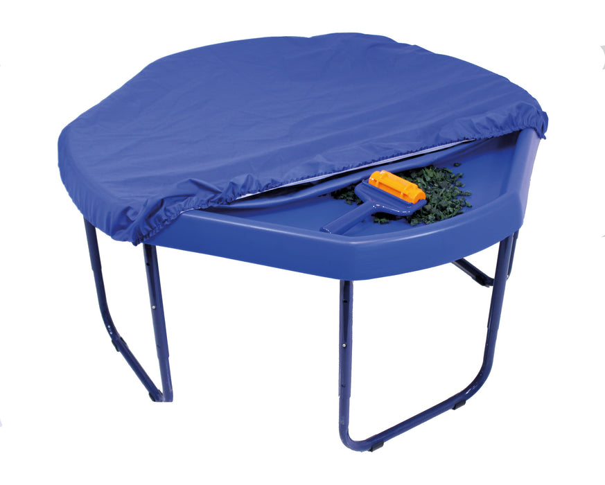 Tuff Tray (100cm), Stand and Water Resistant Cover - Blue Tray, Blue Tray and Blue Cover
